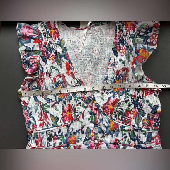 NWT Anthropologie Floral 100% Cotton Dress- S - Picture 10 of 10